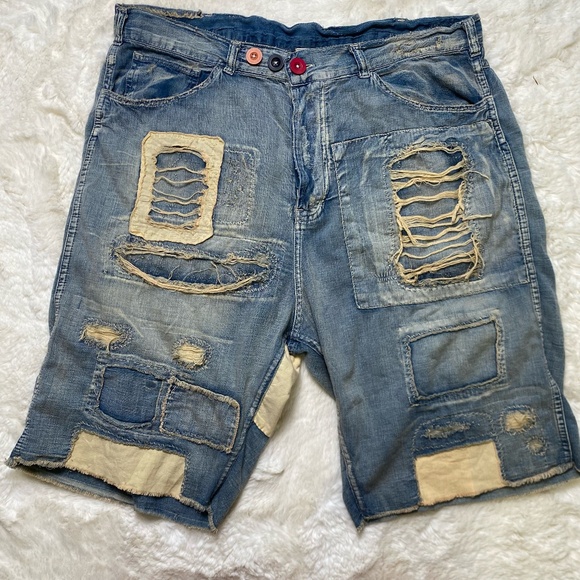 Magnolia Pearl Pants - Magnolia Pearl Miner Denim Shorts Women's One Size